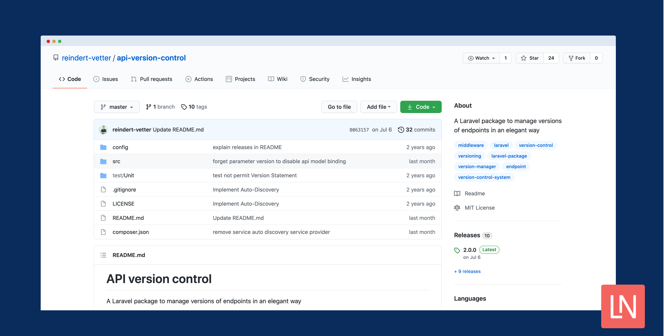 API Version Control in Laravel