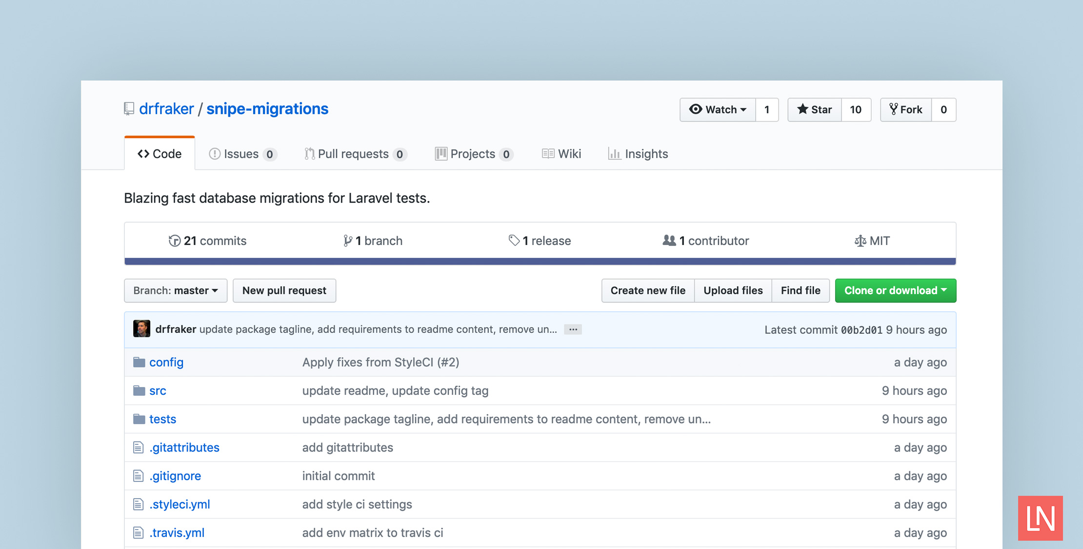 Snipe Migrations Laravel Package