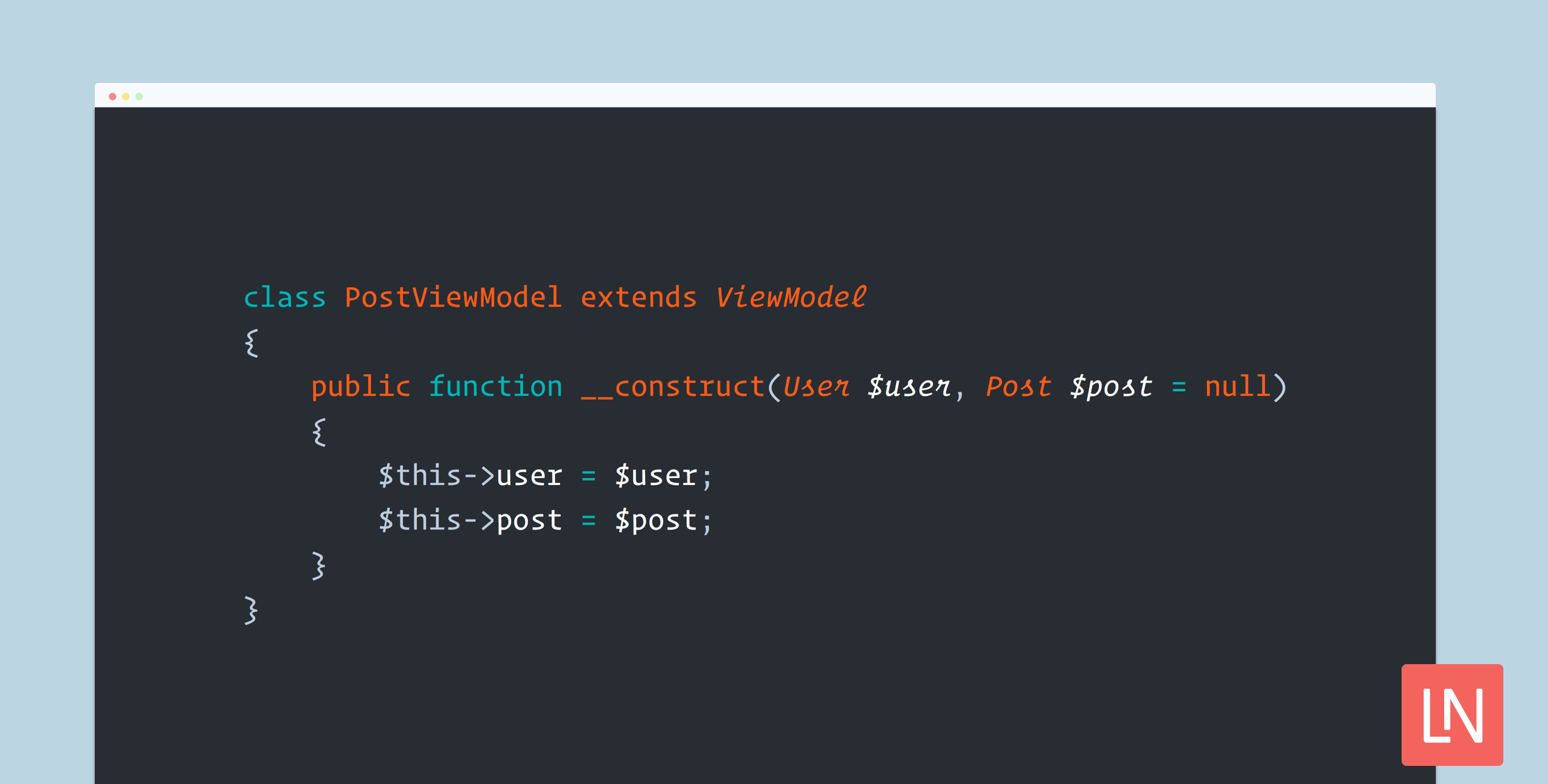 Laravel View Models