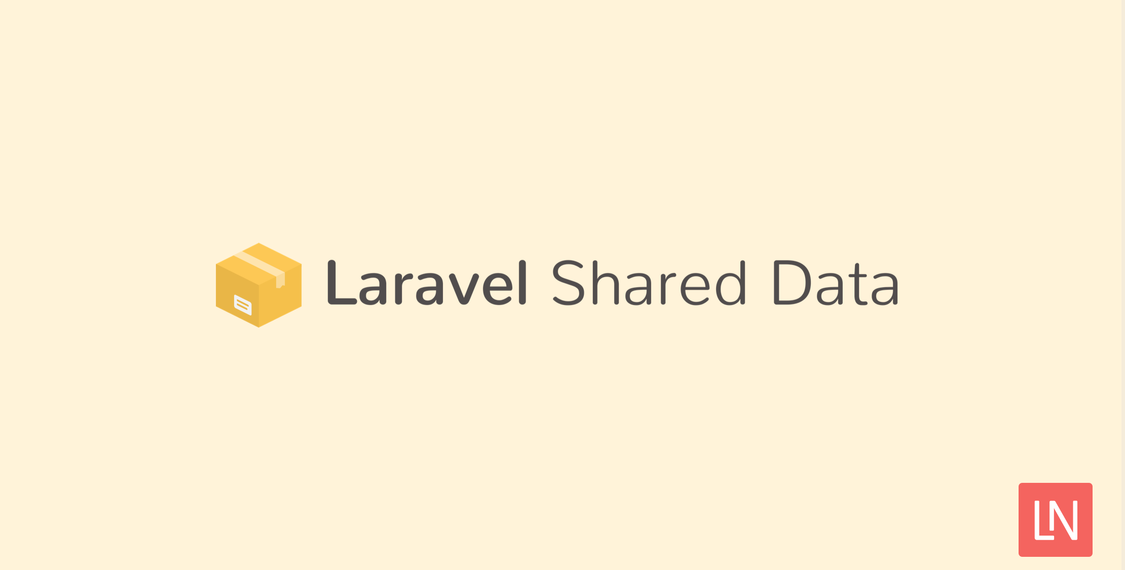 Laravel Shared Data Package