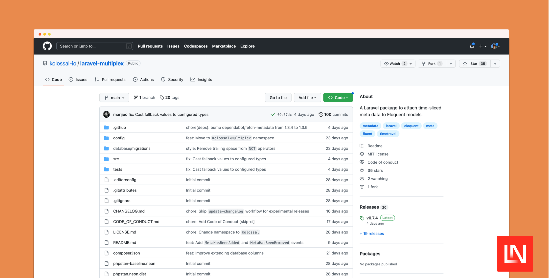 Attach Time-sliced Metadata to Eloquent Models