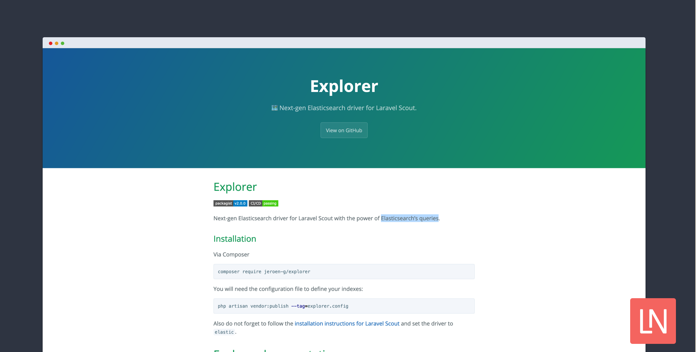 ElasticSearch Driver for Laravel Scout