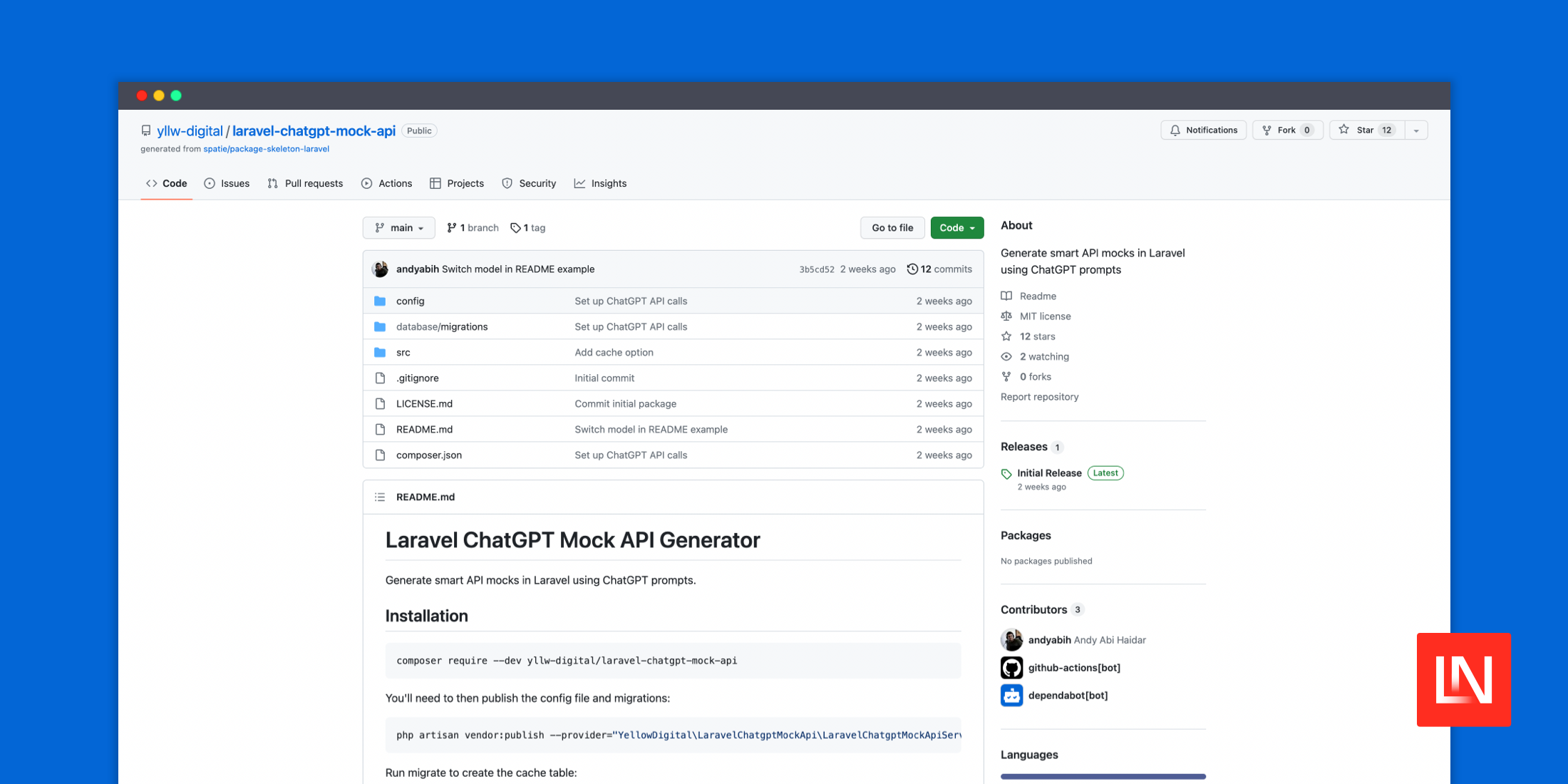 ChatGPT Mock API Generator for Laravel